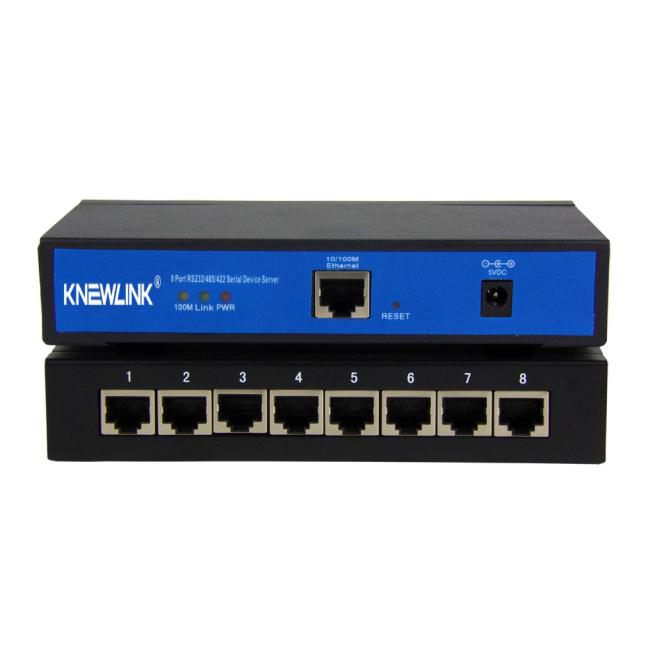 NLK-7508 工业级8口RS232/485/422串口服务器