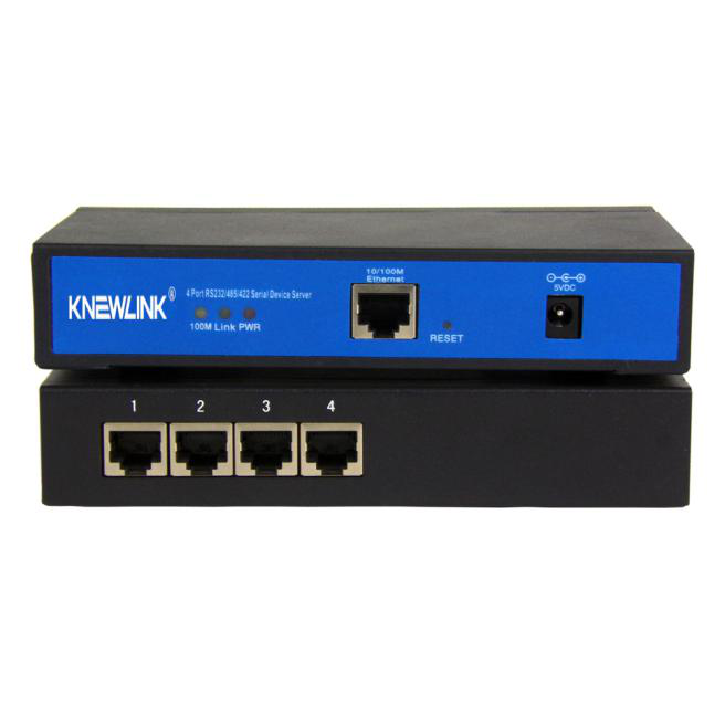 NLK-7504 工业级4口RS232/485/422串口服务器