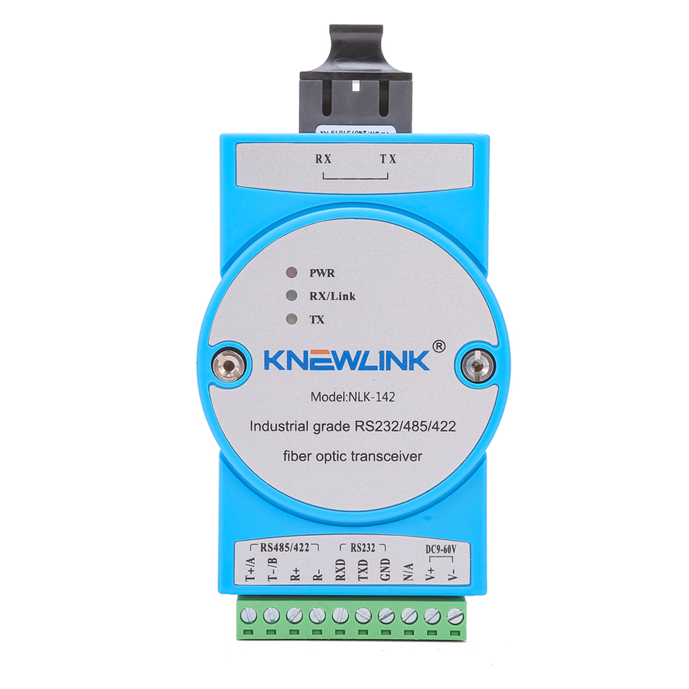 工业级导轨式RS232/485/422光电转换器