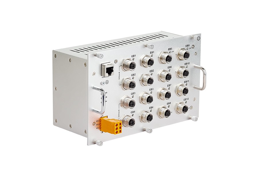 工业级二层网管型4千兆+12口百兆POE车载